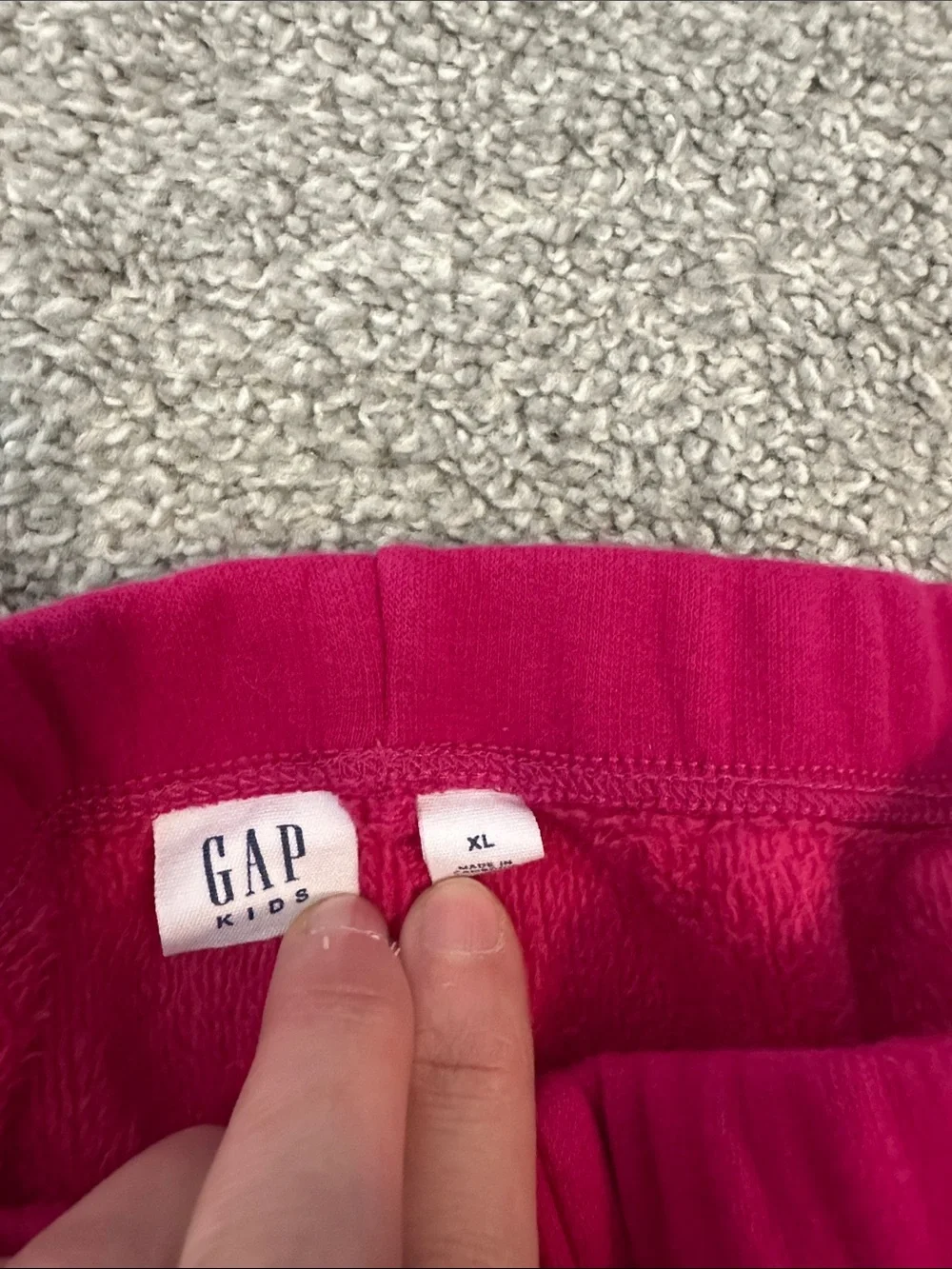 GAP Bright Fuchsia Tie-Dye Accent Leggings